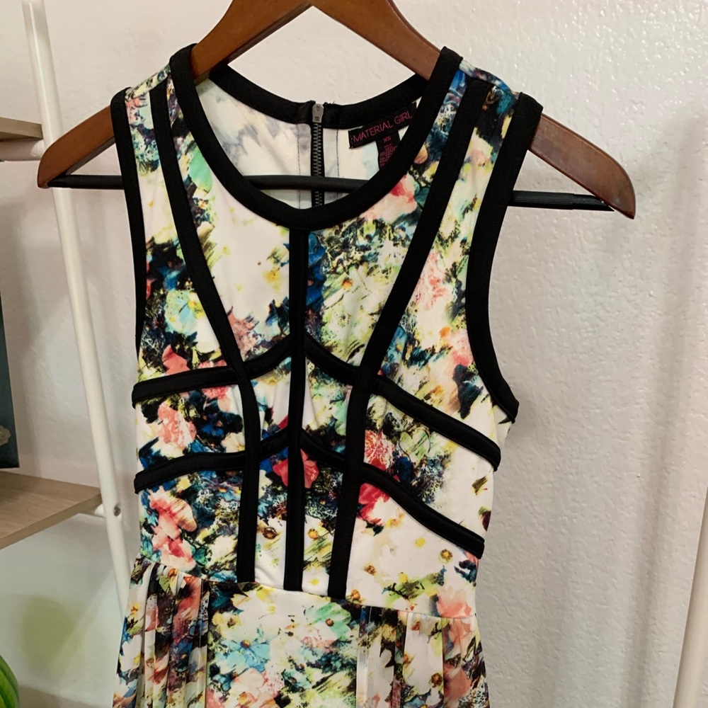 Hi low floral dress